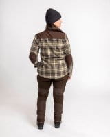 Pinewood Douglas Bluse Damen H.Olive/L.Khaki Detail 4