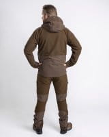 Pinewood Furudal Caribou Hunt Extreme Jacke Suede Brown/D.Olive Detail 7