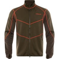 H&auml;rkila Scandinavian Fleecejacke gr&uuml;n/braun Vorderseite