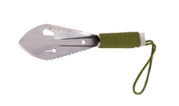 10in1 Survival-Schaufel - Klappschaufel mit Messer, Schraubendreher,  Glasbrecher 