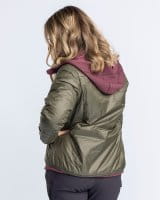 Pinewood Wool Insulated Midlayer Jacke Damen Mossgreen Imagebild 3