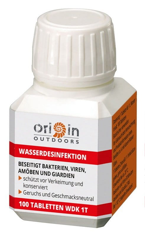 Origin Outdoors  Wasserdesinfektion und -konservierung
