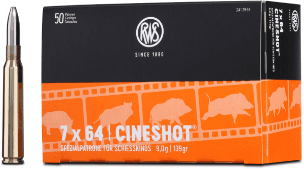 RWS Cineshot 7x64 139 Gr. - 50 Stk. RWS Cineshot 7x64 139 Gr. - 50 Stk.