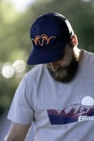 Blaser Argali Mesh Snapback Kappe marine Detailansicht 2