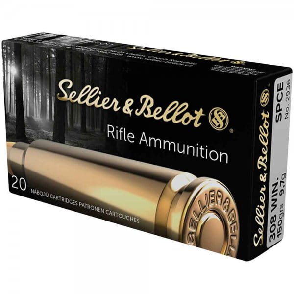 Sellier & Bellot .308 Win, Teilmantel 150gr - 20 St. Sellier & Bellot .308 Win, Teilmantel 150gr - 20 St.