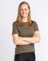 Pinewood Merino T-Shirt Damen Green Detail 2