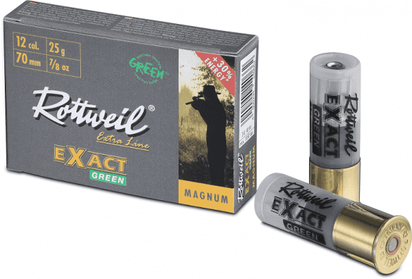 Rottweil Exact Green Magnum 12/70 - 5 Stk. Rottweil Exact Green Magnum 12/70 - 5 Stk.