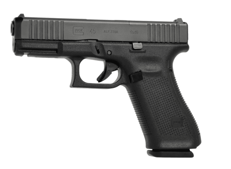 Glock 45 MOS Pistole Gen 5 Kal. .9mm Luger Ansicht