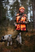 Pinewood Furudal Hunter Pro 2.0 Camou Vest Damen Strata Blaze/Mossgreen