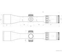 Kahles Helia 2-10x50i SR Zielfernrohr Abmessungen