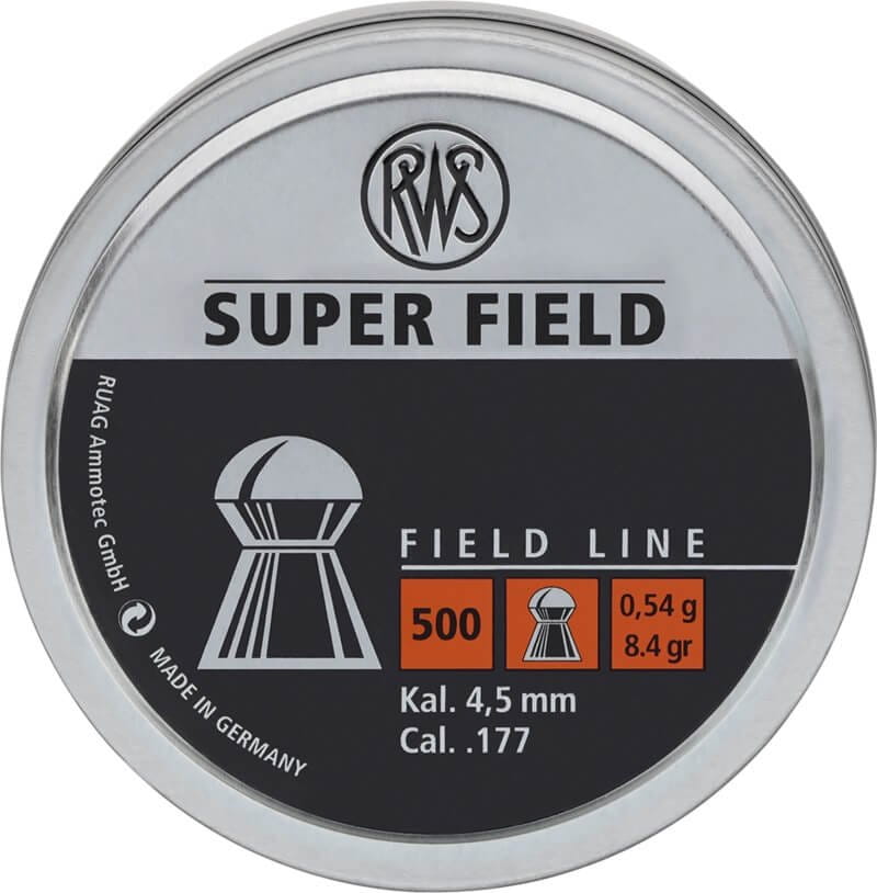 RWS S-FIELD Diabolo 4,5 mm Ø4,52 0,54g 500er