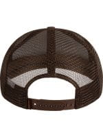 Blaser Leather Badge Kappe Dunkelbraun R&uuml;ckseite