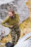 Blaser Drain Midlayer Halfzip Herren gr&uuml;n outdoor