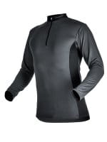 Pfanner Zipp-Neck Shirt - Langarm Grau