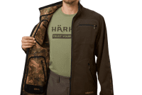 H&auml;rkila Kamko Wende-Fleecejacke camouflage - Limited Edition offen