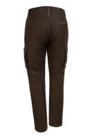 Rascher Thermo-Lodenhose Prestige wattiert Braun Schurwolle R&uuml;ckseite 