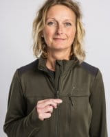 Pinewood Abisko Power Fleecejacke Damen Moss Green Detail 2
