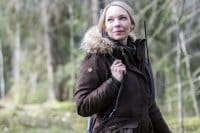 Pinewood Abisko 2.0 Jacke Damen Suede Brown Anwendung 3