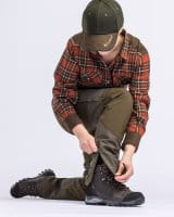 Pinewood Caribou Hunt Extreme Hose Damen Suede Brown/D.Olive Detail 5