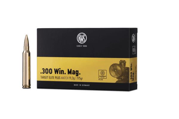RWS .300 Win. Mag. Target Elite Plus 175gr. - 20 Stk. RWS .300 Win. Mag. Target Elite Plus 175gr. - 20 Stk.