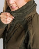 Pinewood Smaland Forest Fleece Jacke Damen H.Green Detail 5