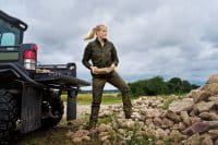 H&auml;rkila Fjell Hose Damen Dark olive/Willow green