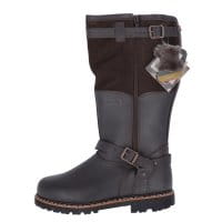 Meindl Fliegerstiefel Dunkelbraun links
