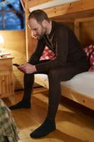 Blaser Merino Base Layer Tights Jona getragen Mann 