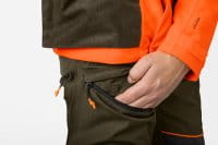 Seeland Venture Hose Pine green/Hi-Vis orange Tasche 
