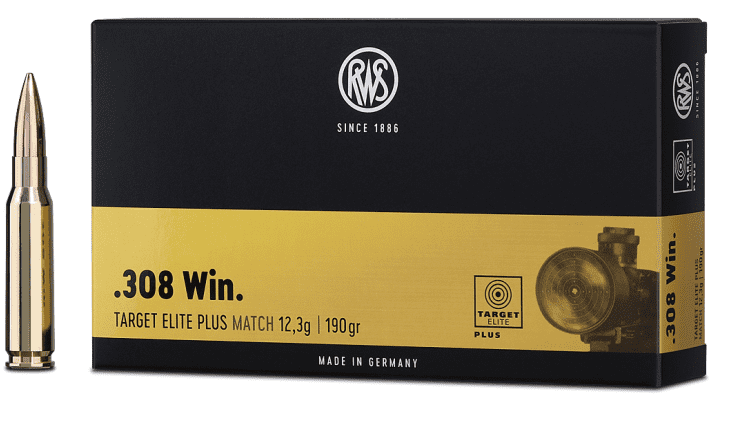 RWS .308 Target Elite Plus Match 190 Gr. - 20 St. Ansicht