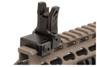 UTG AR15 Low Profile Flip-up Front Sight Korn montiert1