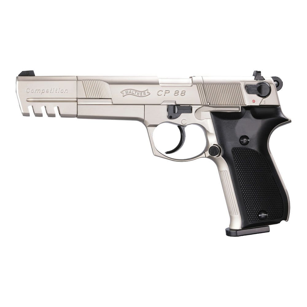 Umarex Walther CP88 Competition nickel Luftpistole Vollansicht