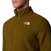 The North Face 100 Glacier Full-Zip Fleecejacke Moss Green