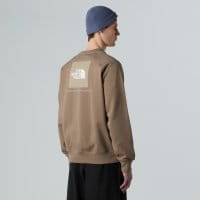 The North Face Raglan Redbox Sweatshirt Mocha Brown-Mushroom Grey