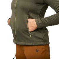 Seeland Emily Fleecejacke Damen Pine Green Detail 1