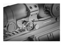 Eratac Blockmontage 34mm mit einstellbarer Vorneigung MRAD Ansicht