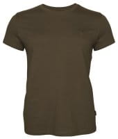 Pinewood T-Shirt Damen 3-er Pack Hunting Brown Vorderseite