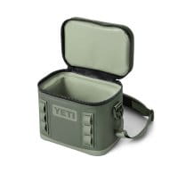 YETI Hopper Flip 8 Soft Cooler K&uuml;hltasche Camp Green Details 