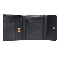 Beretta Bifold Geldbeutel mit Klappe Schwarz Detail 1