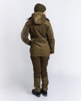 Pinewood Finnveden Hybrid Extrem Hose Damen D.Olive/H.Olive Detail 3
