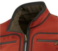 H&auml;rkila Kamko Wende-Fleecejacke Burnt Orange  Detail 1