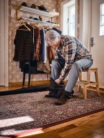 Pinewood Wildboar Protect Innenhose D.Anthracite Melange Anwendung 1