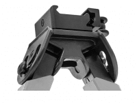 UTG Rubber Full Metal Armored QD Zweibein Schiene