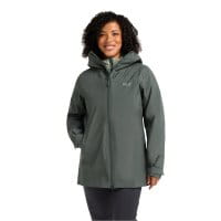 Jack Wolfskin Icecape 3in1 Down Jacke Damen Slate green
