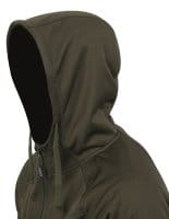 Hart KRÖNTEN Powershell Jacke Dunkeloliv Kapuze 