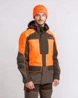 Pinewood Thorn Resistant Jacke Mossgreen/Orange Detail 1