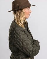 Pinewood Hunting Hut Suede Brown Detail 3