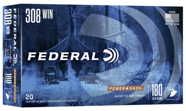 Federal Power Shok .308 Win. 180 gr. - 20 Stk. Federal Power Shok .308 Win. 180 gr. - 20 Stk.
