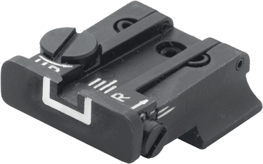 Hausse micrométrique White Outline LPA TPU Walther P99, PPQ, PPQ M2, S&W SW99