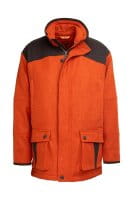 Rascher Signal-Lodenjacke orange